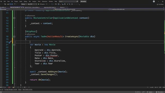 [Arabic] APIs In .Net 6 (Core) With Example - 14. Add [POST] Create Movie Endpoint - Part 1 смотреть онлайн