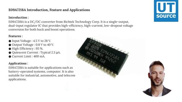 E09A7218A Introduction, Features And Applications