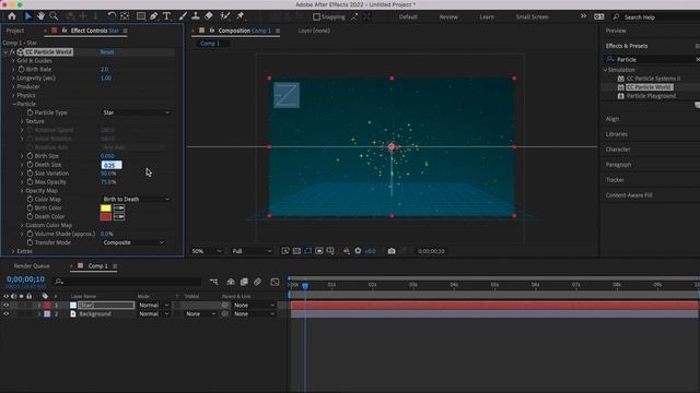 How To Add Twinkling Stars In After Effects смотреть онлайн