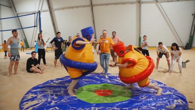 Корпоратив на теплом песке в Санкт-Петербурге. Организация корпоративных праздников смотреть онлайн