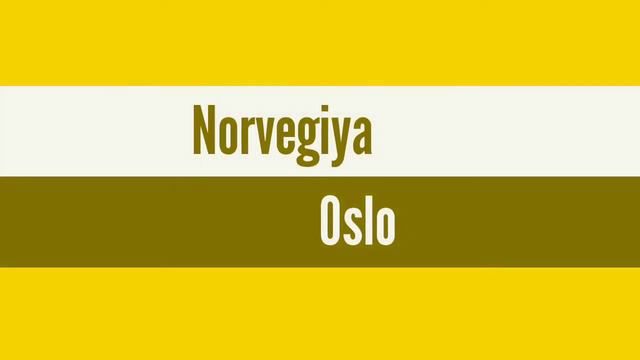 YEVROPADAGI DAVLATLAR VA POYTAXTLARNING NOMLANISHI(1-qism)