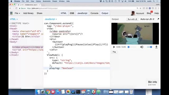 CanJS Widgetry #6 - Video Player смотреть онлайн