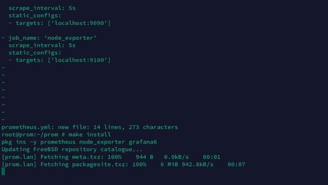 Prometheus, Node_exporter, Grafana смотреть онлайн