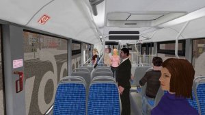 OMSI 2 ЛиАЗ 6274  Москва 677 маршрут + голосовой информатор.