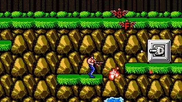 Contra (NES) я ввёл код на 30 жизней смотреть онлайн