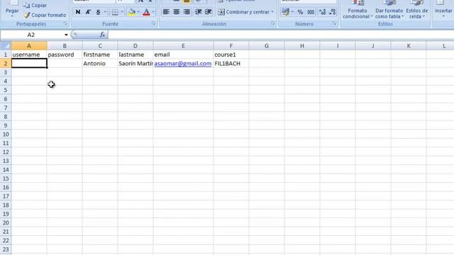 Cómo crear un archivo *.csv para matricular usuarios en Moodle смотреть онлайн