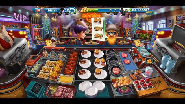 Cooking Fever - TGI Fridays (Rock & Roll Bar) (Hard Rock Cafe) Level 40(3 Stars) смотреть онлайн