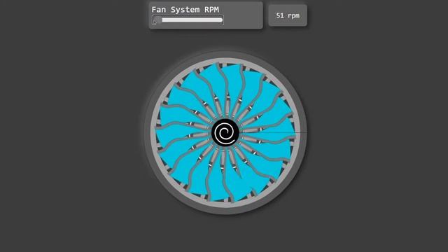 Aero Engine Fan blade animation with #JavaScript and #CSS Animation смотреть онлайн