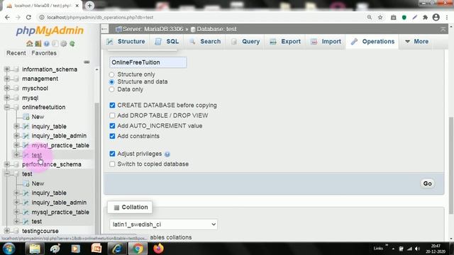 MySQL Tutorial - Database ( Create, Delete, Rename, Copy ) смотреть онлайн