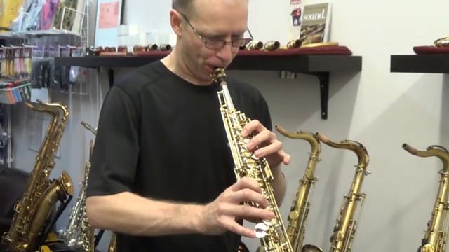 Selmer 244xxx Mark VI soprano sax смотреть онлайн