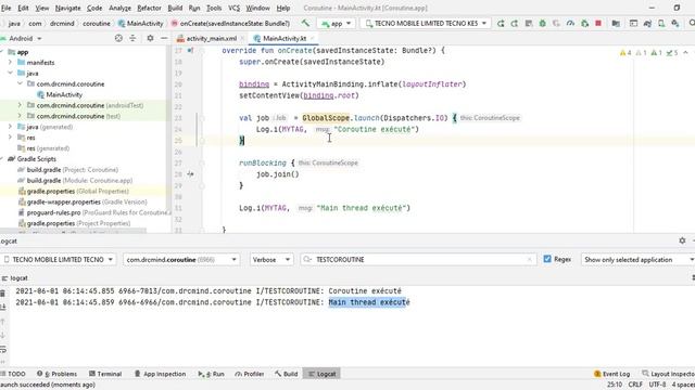 Android coroutine Ep6 Les jobs, Faire patienter et annuler un coroutines | tuto français смотреть онлайн