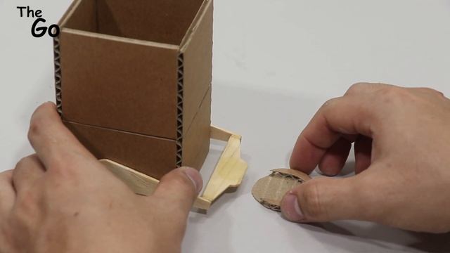 How To Make A Box Eating Coin - Coin Bank DIY