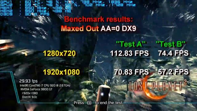 Lost Planet 2 - 9800 GT 1GB SLI - i7 920 - Maxed Out 1080p смотреть онлайн