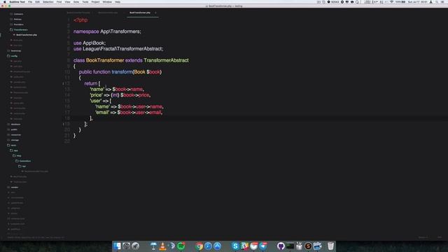 Laravel TDD #3: Using Transformers to manipulate data смотреть онлайн