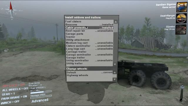 SPINTIRES online play maps The Hill, Volcano, Flood (Part 12) смотреть онлайн