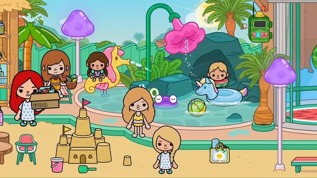 мини-сериал , принцессы в аквапарке . Большое приключение. смотреть онлайн