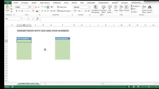 Excel Tip How To Generate Random Odd Or Even Numbers смотреть онлайн