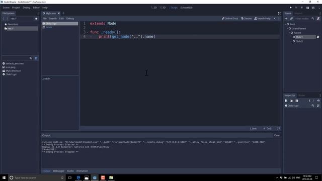 Nodes, Scenes and Trees -- Godot 3 Tutorial Series смотреть онлайн