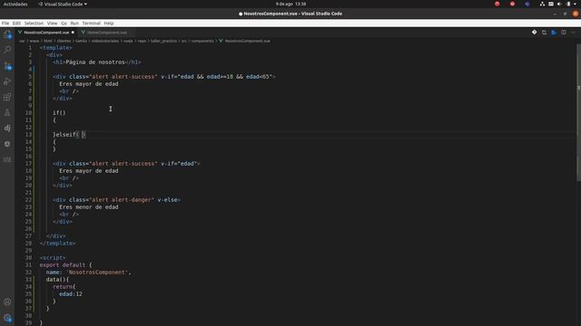 VideoTutorial 7 Taller práctico desarrollo con VUE JS. Directivas v-if y v-for смотреть онлайн
