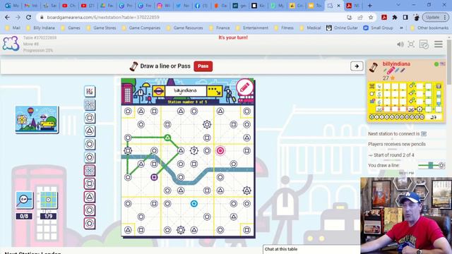 Next Station London Board Game Arena (BGA) Solo Playthrough смотреть онлайн
