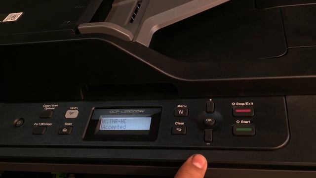 HOW TO RESET TONER IN BROTHER 2550DW - MANUAL RESET PROCEDURE ( REPLACE TONER MESSAGE) смотреть онлайн