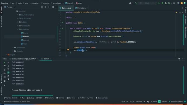 Thread Part2 V6 -ScheduledExecutorService смотреть онлайн