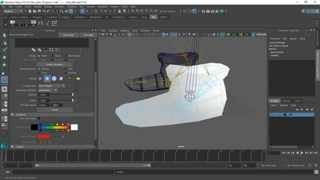 Создание игры с нуля (Skinning в Maya - №46) смотреть онлайн