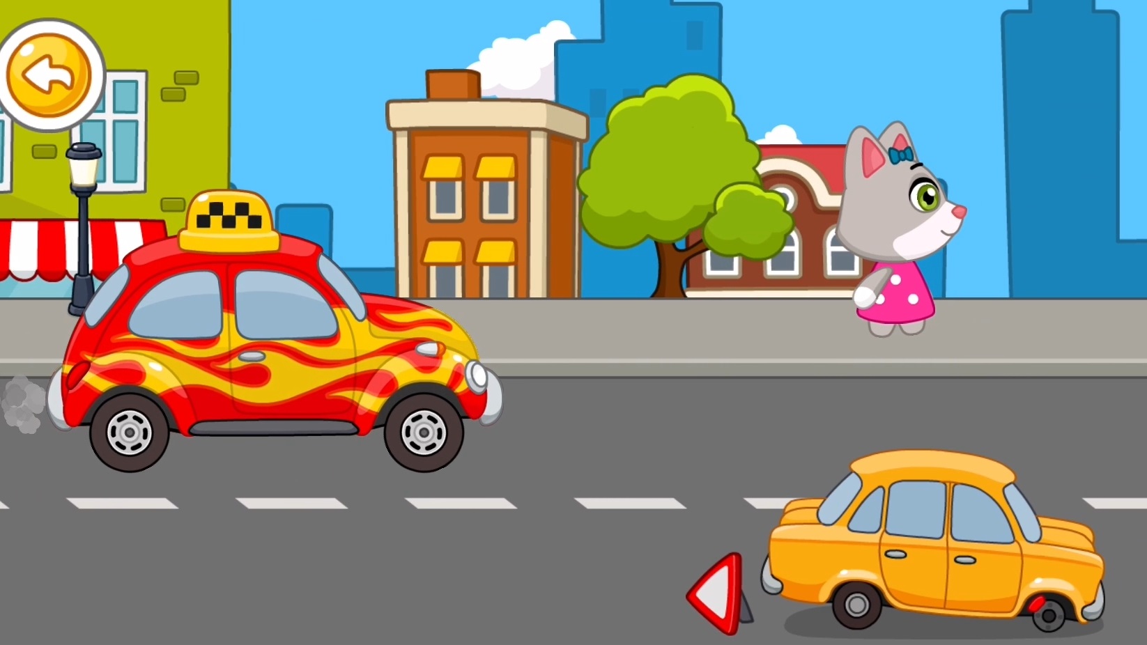 Такси для малышей - развивающая игра | Мультфильм Машинки для малышей смотреть онлайн
