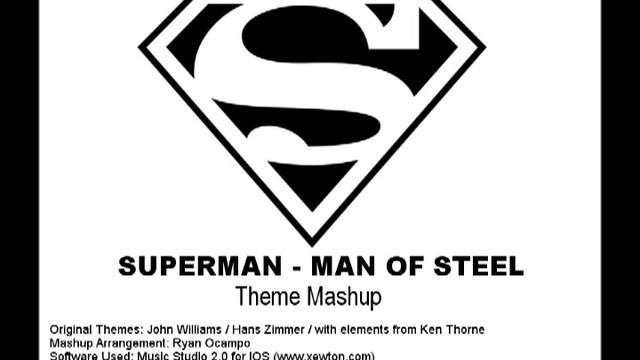 Superman (1978) - Man of Steel (2013) Theme Mashup смотреть онлайн