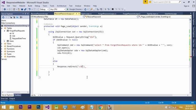 Responsive Website-ASP.NET&Bootstrap-Part 14-Forgot Password-Authenticate Reset Link-Change Passwor смотреть онлайн