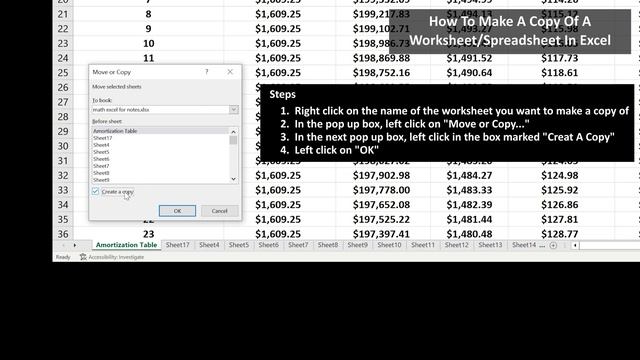 How To Make A Copy Of An Entire Worksheet Spreadsheet In Excel Explained смотреть онлайн