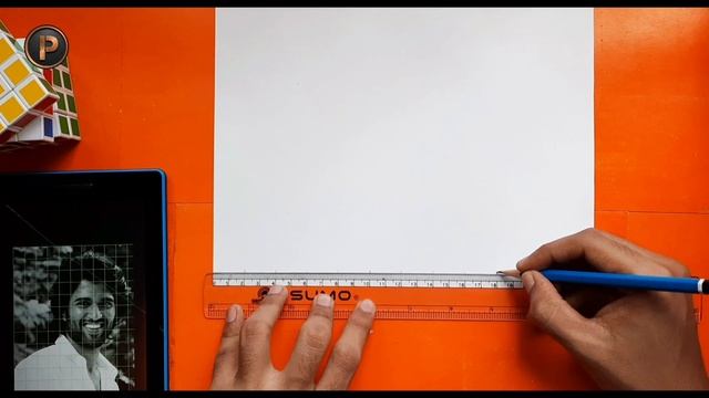 How To Draw Outline In Telugu By Using Grid Method A TO Z Detailed Video ! || By Prudhvi art worl смотреть онлайн