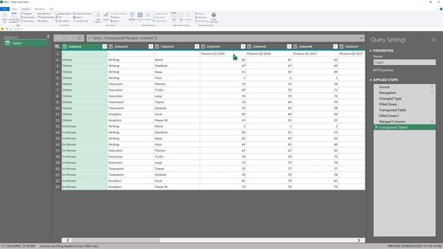 Multiple header crosstab data clean up - Excel - Power Query смотреть онлайн