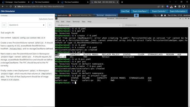 06 - CKA Question 6 Killer Shell смотреть онлайн