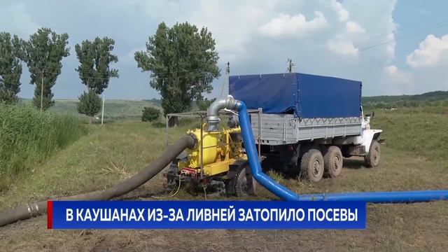 В Каушанах из-за ливней затопило посевы смотреть онлайн