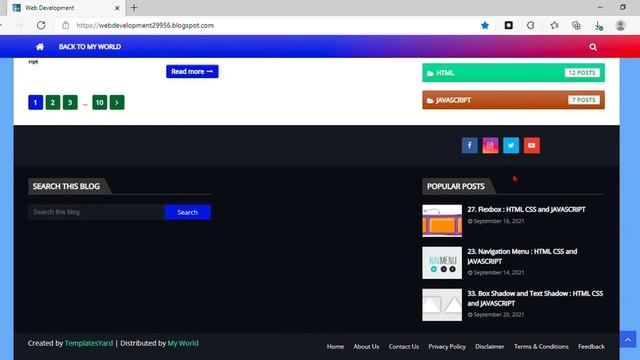11. HTML DOM | JAVASCRIPT | Web Development | New Blog смотреть онлайн