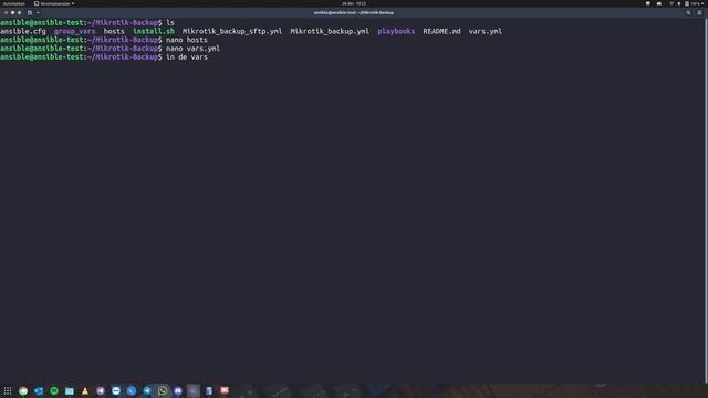 Mikrotik Backup Ansible - Wesley Landaal