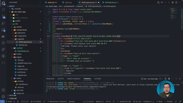 Tutorial React JS Bahasa Indonesia : 23.useContext смотреть онлайн