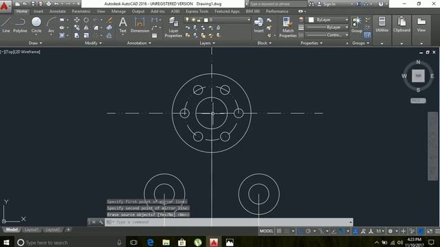 2D Autocad practice drawing смотреть онлайн