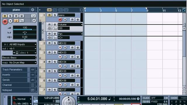 Cubase SX 2.2. Запись треков смотреть онлайн