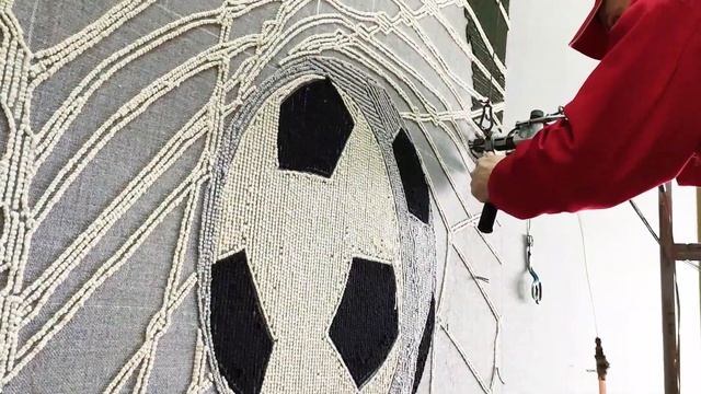 Ковер в детскую для юного футболиста. Ковер ручной работы. Дизайн и производство шерстяного ковра смотреть онлайн