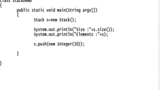 JAVA Session-18 COLLECTIONS - Stack class смотреть онлайн