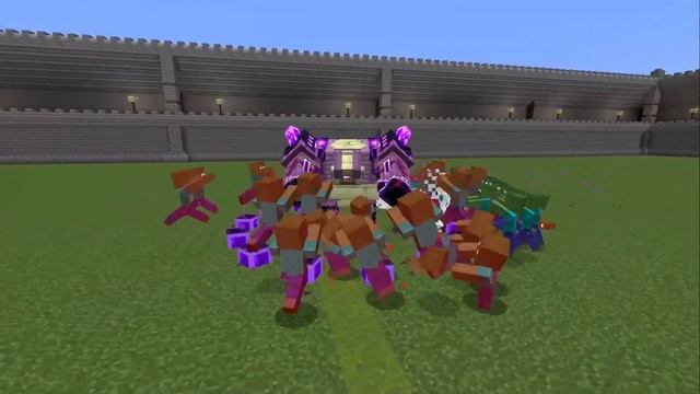 MODDED BOSSES vs HEROBRINE ARMY - Minecraft Mob Battle смотреть онлайн