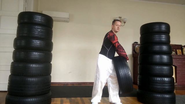 Taiji power - Flying tires смотреть онлайн