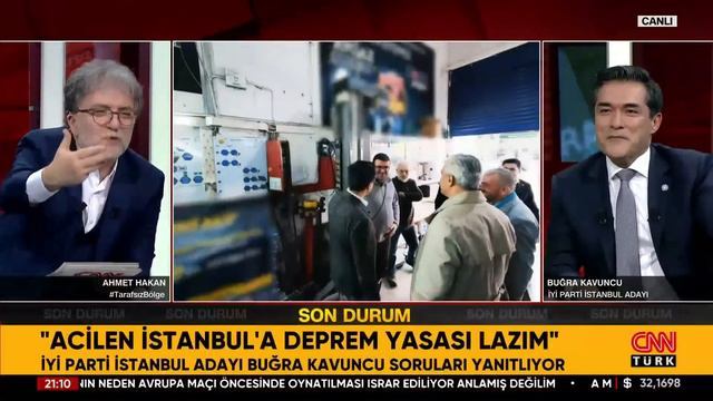 CNN Türk'te Ahmet Hakan'ın Sorularını Yanıtlıyorum.