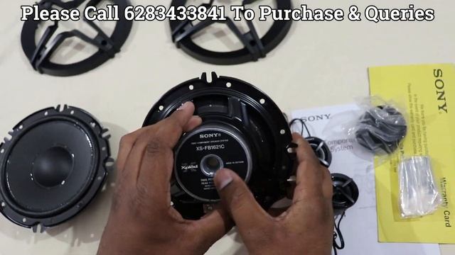 Sony XS-FB1621C 16 cm (6.3) 2-way component speaker Unboxing Review Video смотреть онлайн