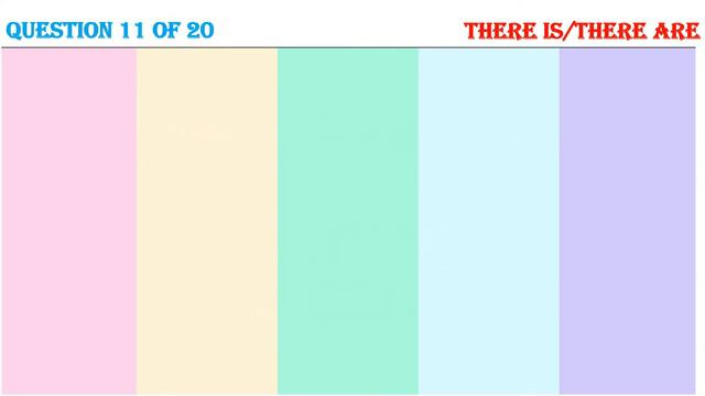 There Is /There Are Exercises/Grammar Quiz