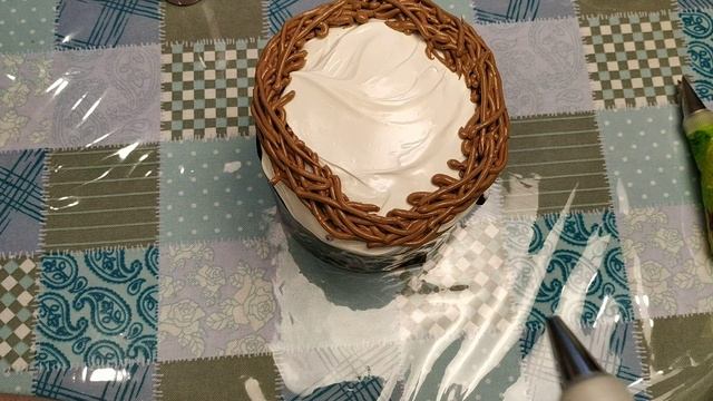 Куличи. Анютины глазки. Крем БЗК.