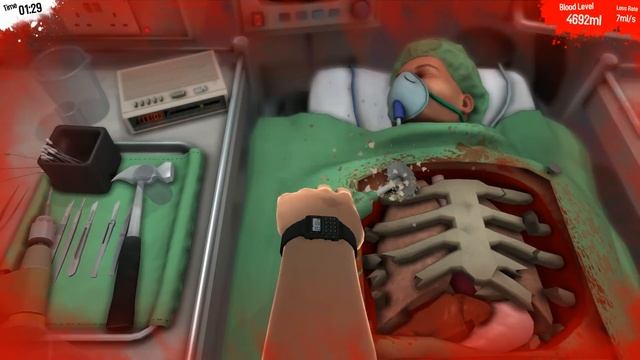 Open Heart Surgery - Surgeon Simulator 2013 - 01 - Lets play смотреть онлайн