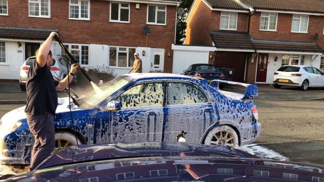 Subaru Impreza Spec C first clean/car cleaned and new garage look reveal смотреть онлайн